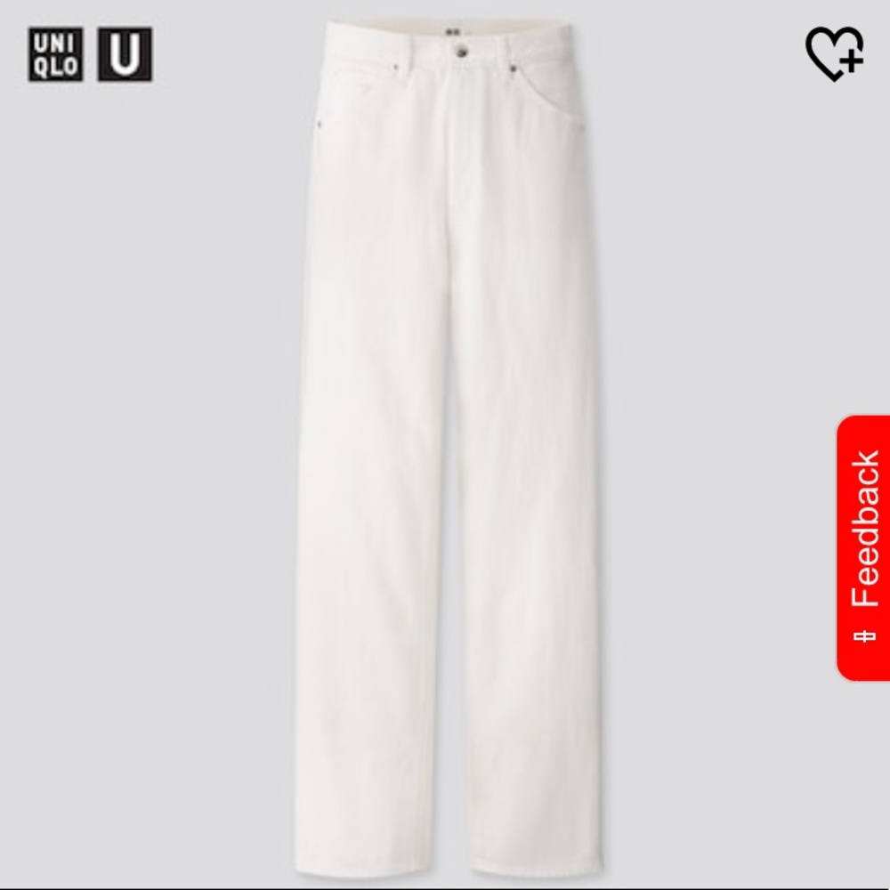UNIQLO U high rise boyfriend jeans